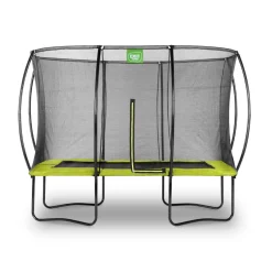 Exit - Cama elástica Silhouette rectangular verde 214 cm*Exit Toys Clearance