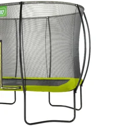 Exit - Cama elástica Silhouette rectangular verde 214 cm*Exit Toys Clearance