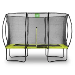 Best Exit - Cama elástica Silhouette rectangular verde 244 cm Camas Elásticas