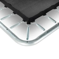 Hot Exit - Cama elástica Silhouette rectangular de suelo verde 214 cm Camas Elásticas