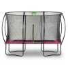 Outlet Exit - Cama elástica Silhouette rectangular rosa 244 cm Camas Elásticas