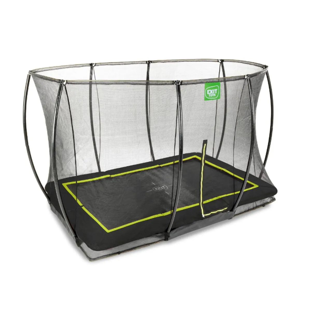 Sale Exit - Cama elástica Silhouette rectangular de suelo 244 cm Camas Elásticas