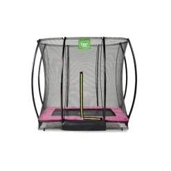 Clearance Exit - Cama elástica Silhouette rectangular de suelo rosa 153 cm Camas Elásticas