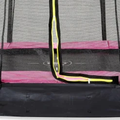 Exit - Cama elástica Silhouette redonda de suelo rosa 427 cm*Exit Toys Best