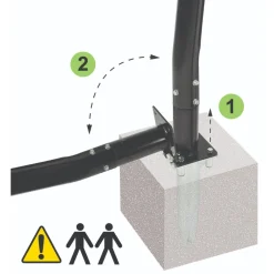 New Exit - Canasta de baloncesto Galaxy para suelo y aro para mates Deportes
