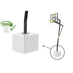 Online Exit - Canasta de baloncesto Galaxy para suelo con aro para mates Deportes