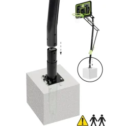 Exit - Canasta de baloncesto Galaxy para suelo*Exit Toys Hot