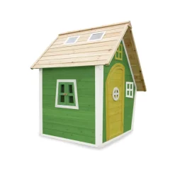 Discount Exit - Casita Fantasía 100 de madera Verde Casas