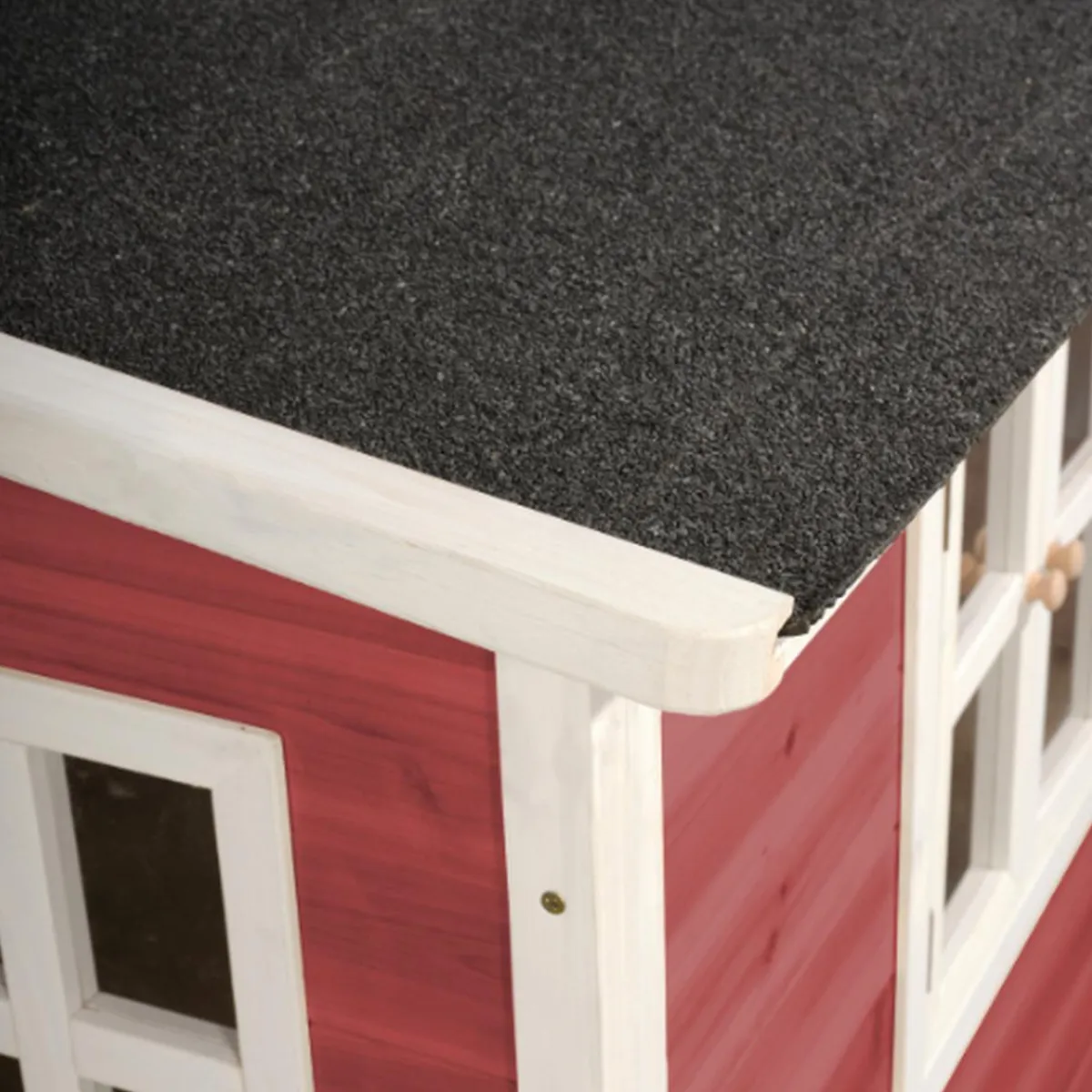 EXIT - Casita Loft de madera roja*Exit Toys Best