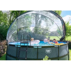 Outlet EXIT - Cúpula de piscina redonda 488 cm Accesorios|Piscinas