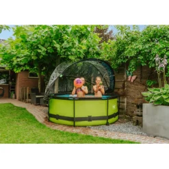 EXIT - Cúpula de piscina redonda 244 cm*Exit Toys Discount