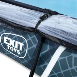 Exit - Piscina aspecto piedra 220 x 150 x 60 cm con bomba de filtro y cúpula*Exit Toys