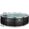 Discount Exit - Piscina Black Leather diámetro 450 x 122 cm con filtro de arena Piscinas|Juguetes De Verano