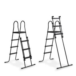 Online Exit - Piscina Black Leather 540 x 250 x 122 cm con filtro de arena y cúpula Piscinas|Juguetes De Verano