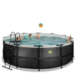 Exit - Piscina Black Leather diámetro 427 x 122 cm con filtro de arena*Exit Toys New