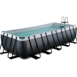 Exit - Piscina Black Leather 540 x 250 x 122 cm con filtro de cartucho*Exit Toys Clearance