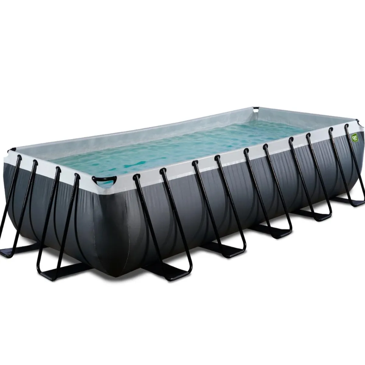 Exit - Piscina Black Leather 540 x 250 x 122 cm con filtro de cartucho*Exit Toys Clearance