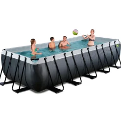 Exit - Piscina Black Leather 540 x 250 x 122 cm con filtro de cartucho*Exit Toys Clearance