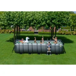 Exit - Piscina Black Leather 540 x 250 x 122 cm con filtro de cartucho*Exit Toys Clearance