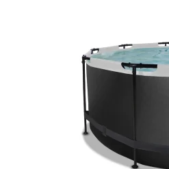 Sale Exit - Piscina Black Leather diámetro 360 x 122 cm con filtro de cartucho Piscinas|Juguetes De Verano