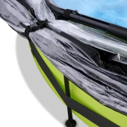 Exit - Piscina Lime verde diámetro 360 x 76 cm con filtro y cúpula transparente*Exit Toys Outlet