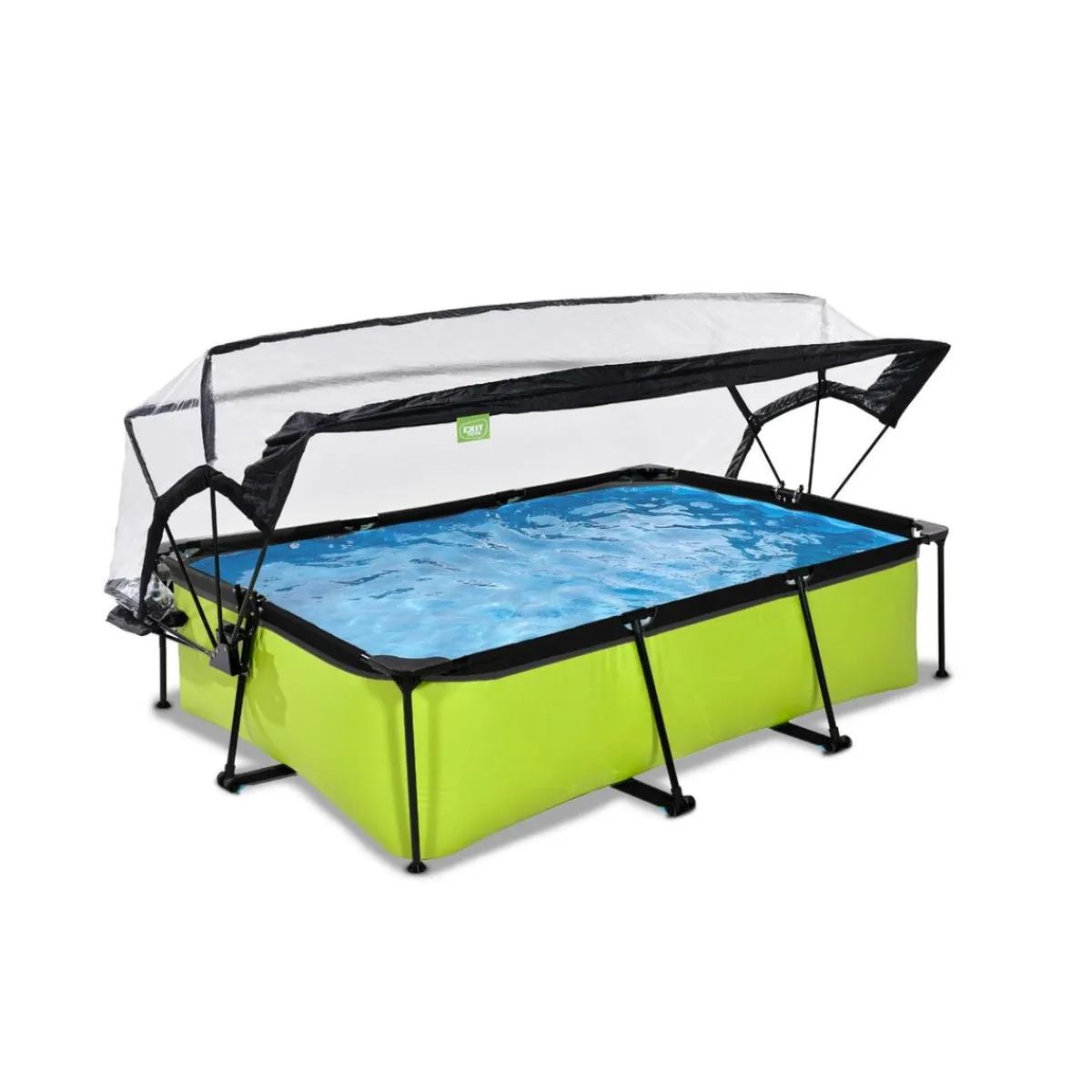 Outlet Exit - Piscina Lime verde 220 x 150 x 65 cm con filtro y cúpula transparente Piscinas|Juguetes De Verano