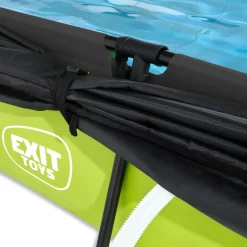 Best Exit - Piscina Lime verde 300 x 200 x 65 cm con filtro y toldo negro Piscinas|Juguetes De Verano