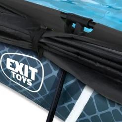 Online Exit - Piscina Stone efecto piedra gris 300 x 200 x 65 cm con filtro y toldo negro Piscinas|Juguetes De Verano