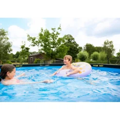 EXIT - Piscina Stone redonda 360 cm con escalera y bomba de filtro*Exit Toys Sale