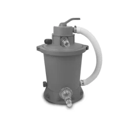 Exit - Piscina Wood efecto madera 540 x 250 x 100 cm con filtro de arena*Exit Toys Discount