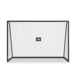 Hot Exit - Portería de fútbol Aluminio Scala 300 x 200 Negro Deportes