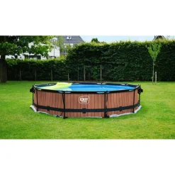 Exit - Protector de suelo gris 500 x 500 cm para piscina*Exit Toys Hot