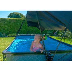EXIT - Toldo de piscina rectangular 220 cm*Exit Toys Sale