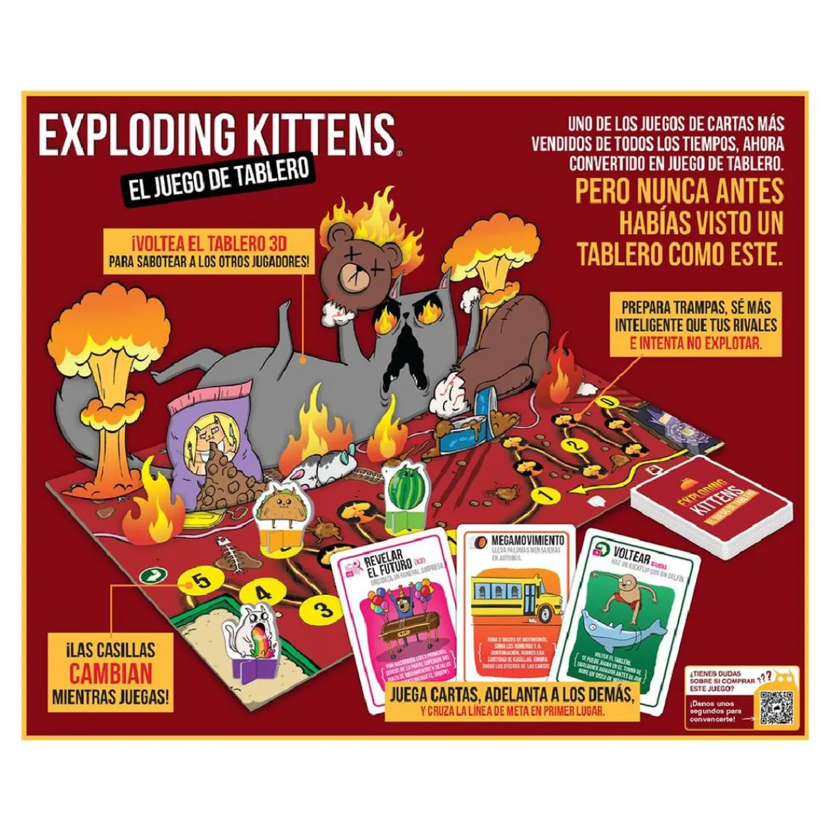 Exploding Kittens - El juego de tablero*ASMODEE Sale