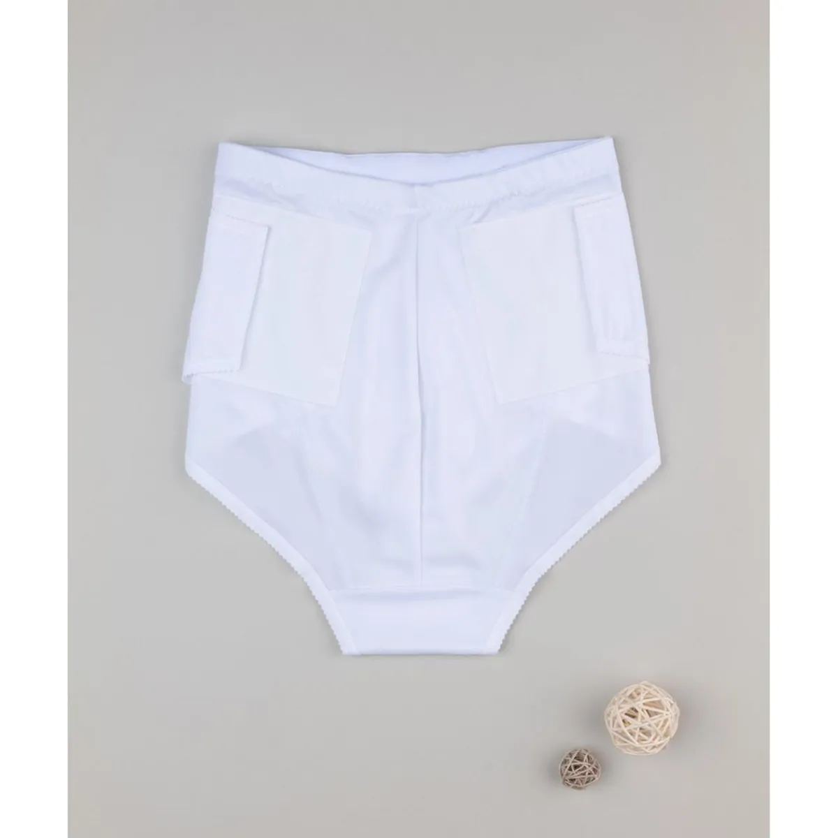 Faja de embarazo blanca con cierre de velcro*Prenatal Best