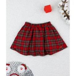 Falda tartán de niña con lazo y lentejuelas Niña·Niña 2-10 Años|Niña 2-10 Años·Leggings Y Faldas