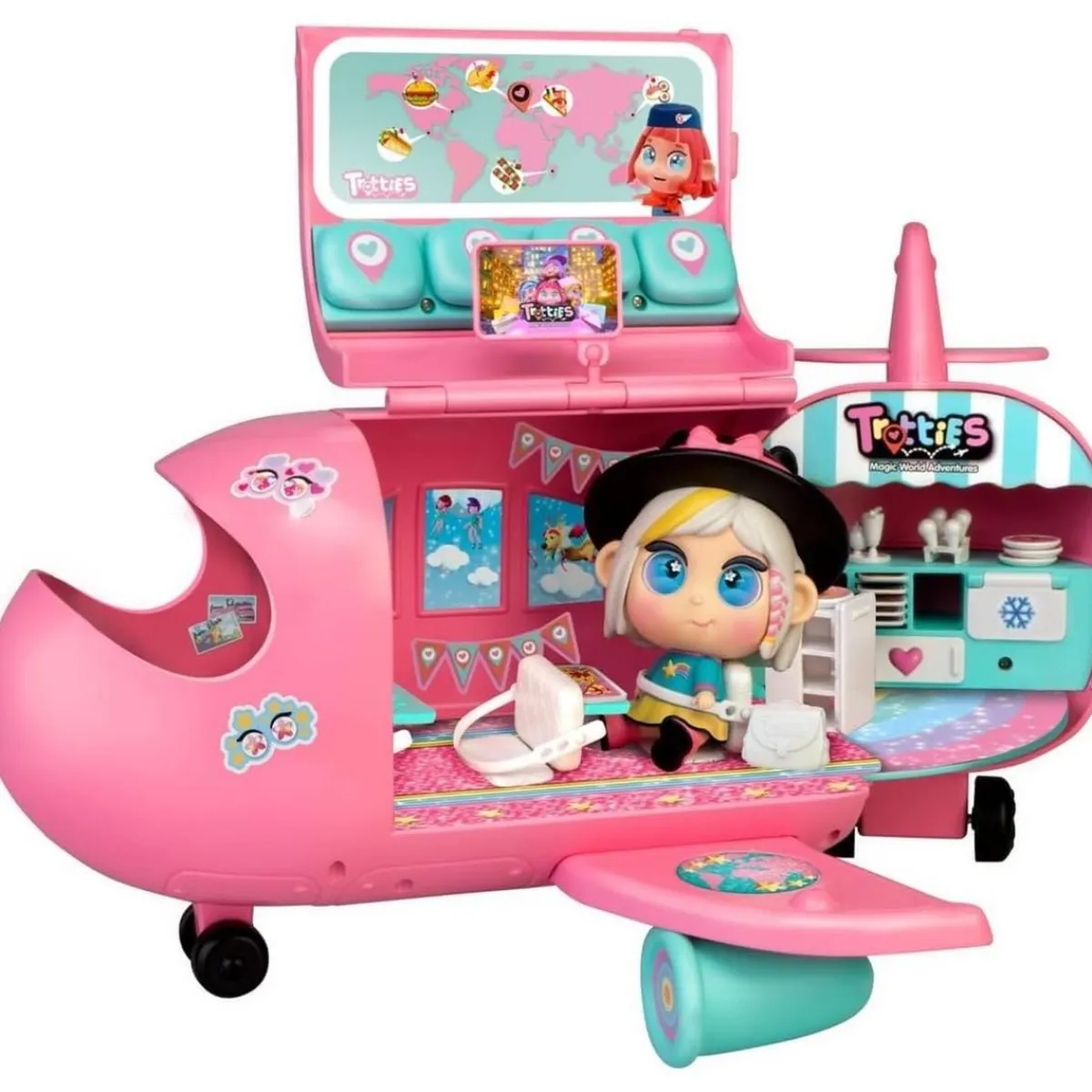 Discount - Avión mini de trotties ㅤ Muñecas