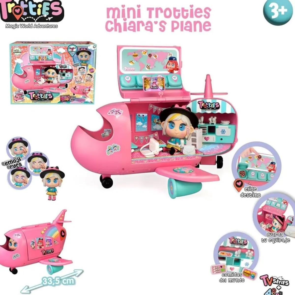 Discount - Avión mini de trotties ㅤ Muñecas