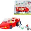 - Bluey - Bluey - Coche descapotable juguete con figura ㅤ*FAMOSA Hot