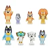 - Bluey - Pack Figuras Familia y Compañeros de Colección Serie Dibujos Infantil ㅤ*FAMOSA Hot
