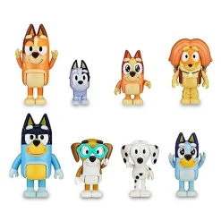 - Bluey - Pack Figuras Familia y Compañeros de Colección Serie Dibujos Infantil ㅤ*FAMOSA Hot