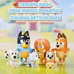 - Bluey - Pack Figuras Familia y Compañeros de Colección Serie Dibujos Infantil ㅤ*FAMOSA Hot
