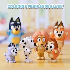 - Bluey - Pack Figuras Familia y Compañeros de Colección Serie Dibujos Infantil ㅤ*FAMOSA Hot