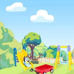 Hot - Bluey - Set de Juguete Parque Mini Playset con Figura articulada de Perrito, Serie de Dibujos Animados ㅤ Coleccionables Y Mini Mundos