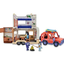 Outlet - Bluey - Vehículo de vacaciones con tablas de surf y figurita articulada ㅤ Coleccionables Y Mini Mundos