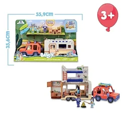 Outlet - Bluey - Vehículo de vacaciones con tablas de surf y figurita articulada ㅤ Coleccionables Y Mini Mundos