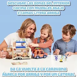 Outlet - Bluey - Vehículo de vacaciones con tablas de surf y figurita articulada ㅤ Coleccionables Y Mini Mundos