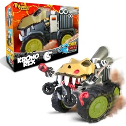 New - Caminón De Carreras Swap Riders Dinosaurio Krono Rex ㅤ Vehículos Y Circuitos