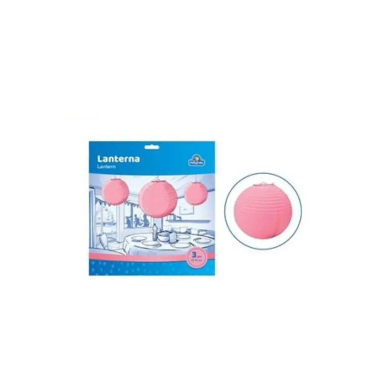 Farolillos redondos de papel Rosa*TOYS "R" US New