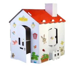 - Casita de cartón con pegatinas*FEBER Discount